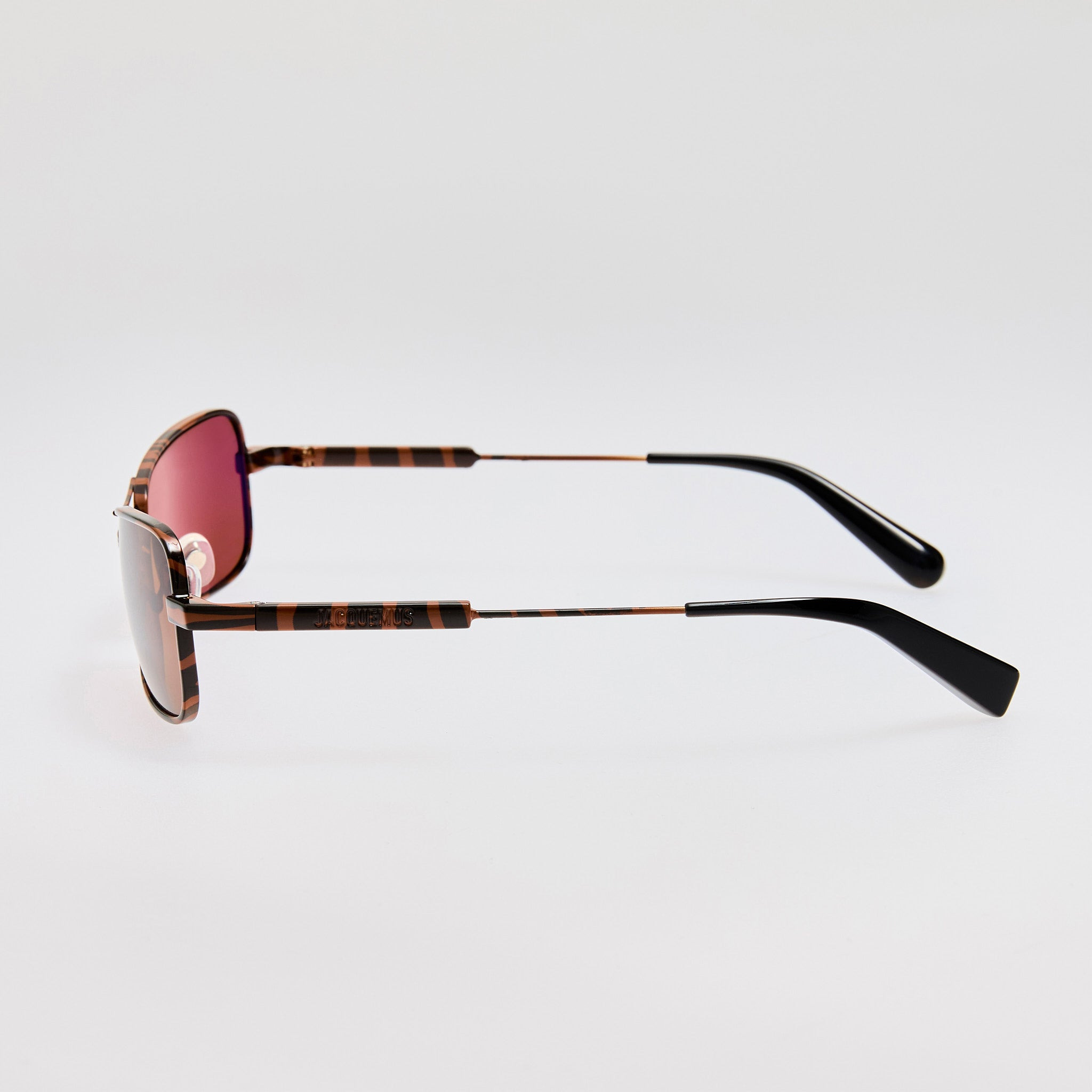 Statzione Sunglasses in Brown Zebra - 6