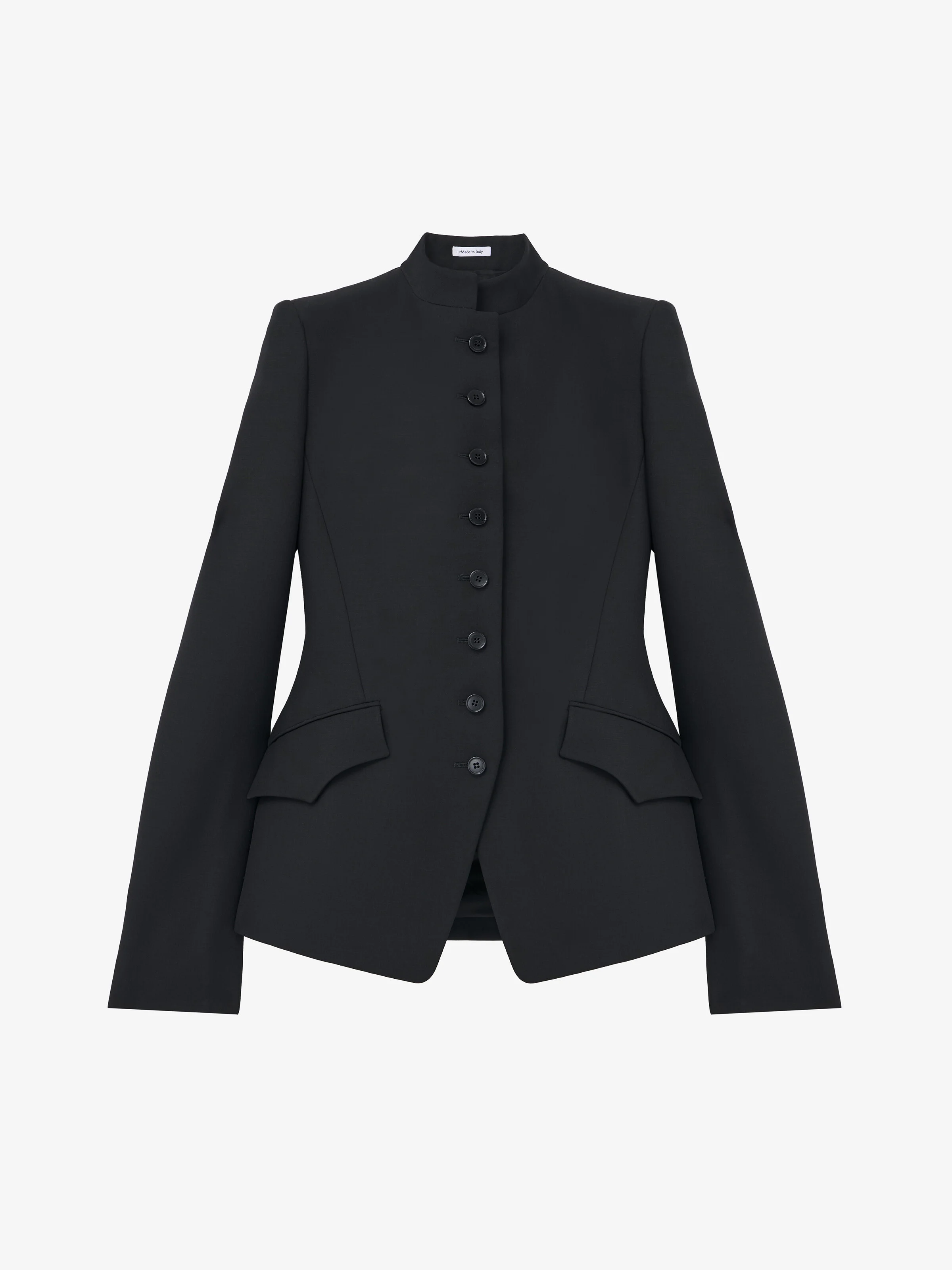 Single-breasted Buttoned Jacket - 1