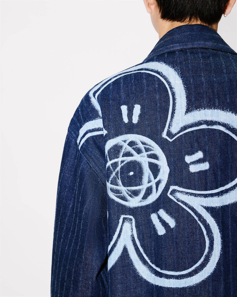 'Kenzo x Futura 2000' kimono jacket in Japanese denim 8
