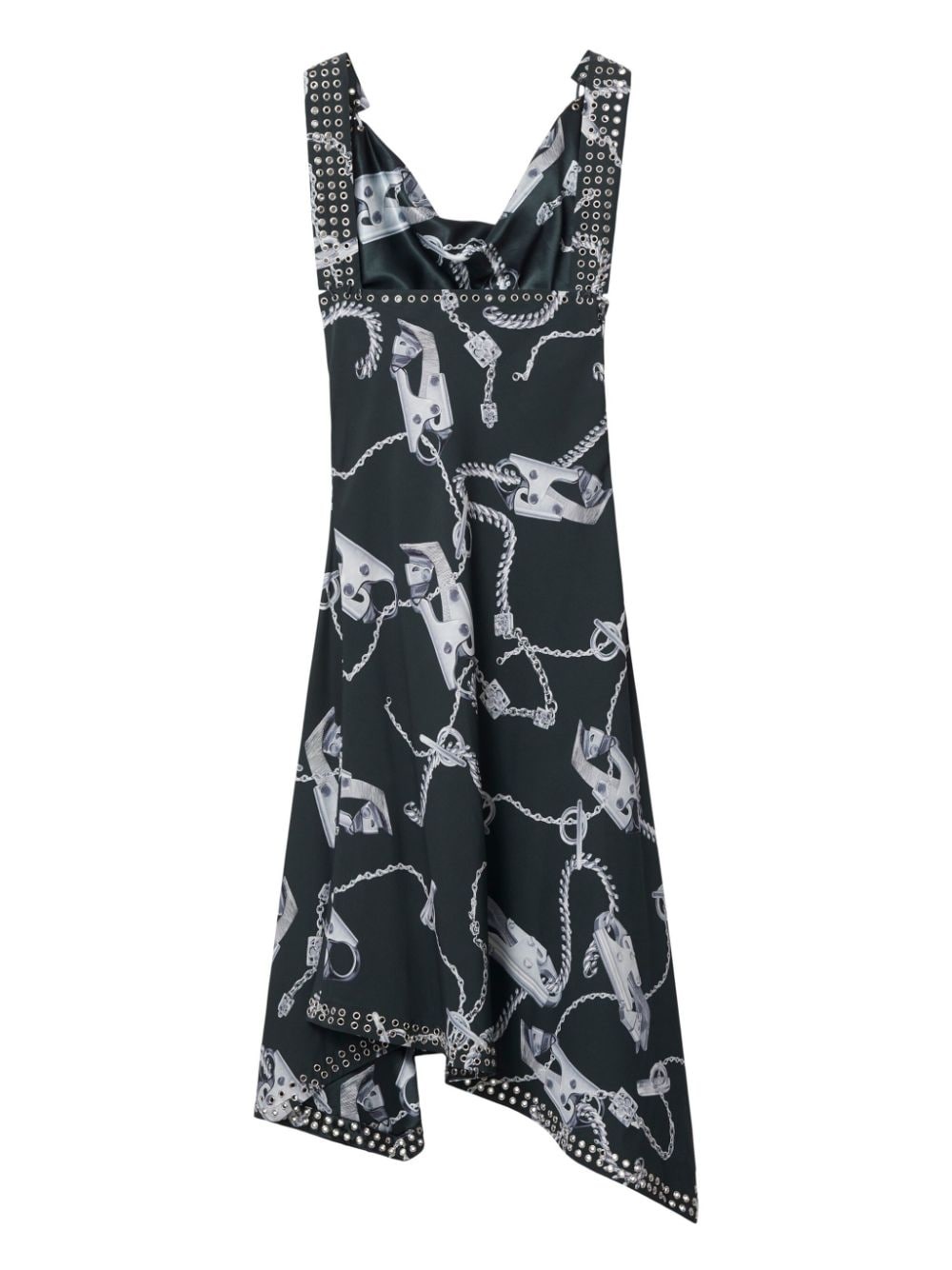 Knight Hardware-print dress - 5