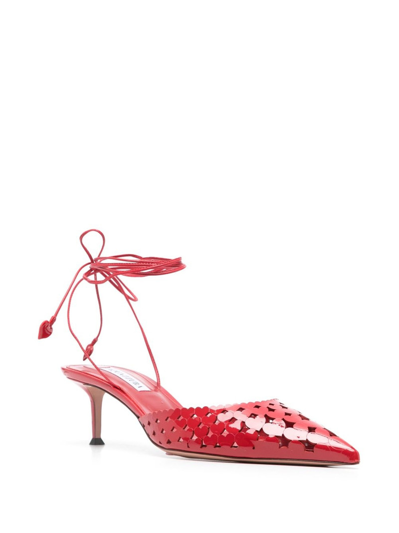 AQUAZZURA 50mm Amourose pumps outlook