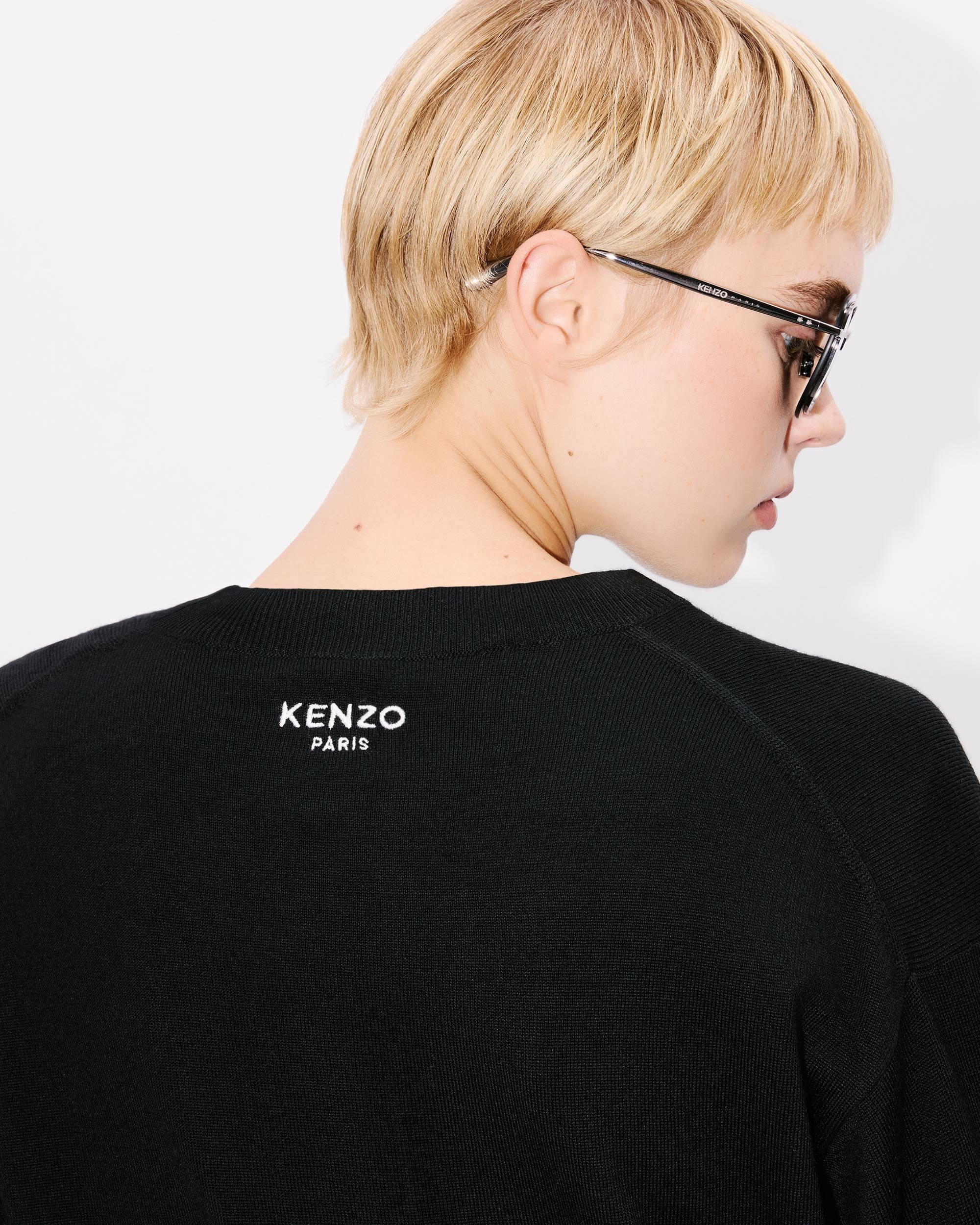 'KENZO Pop' embroidered jumper in merino wool - 7
