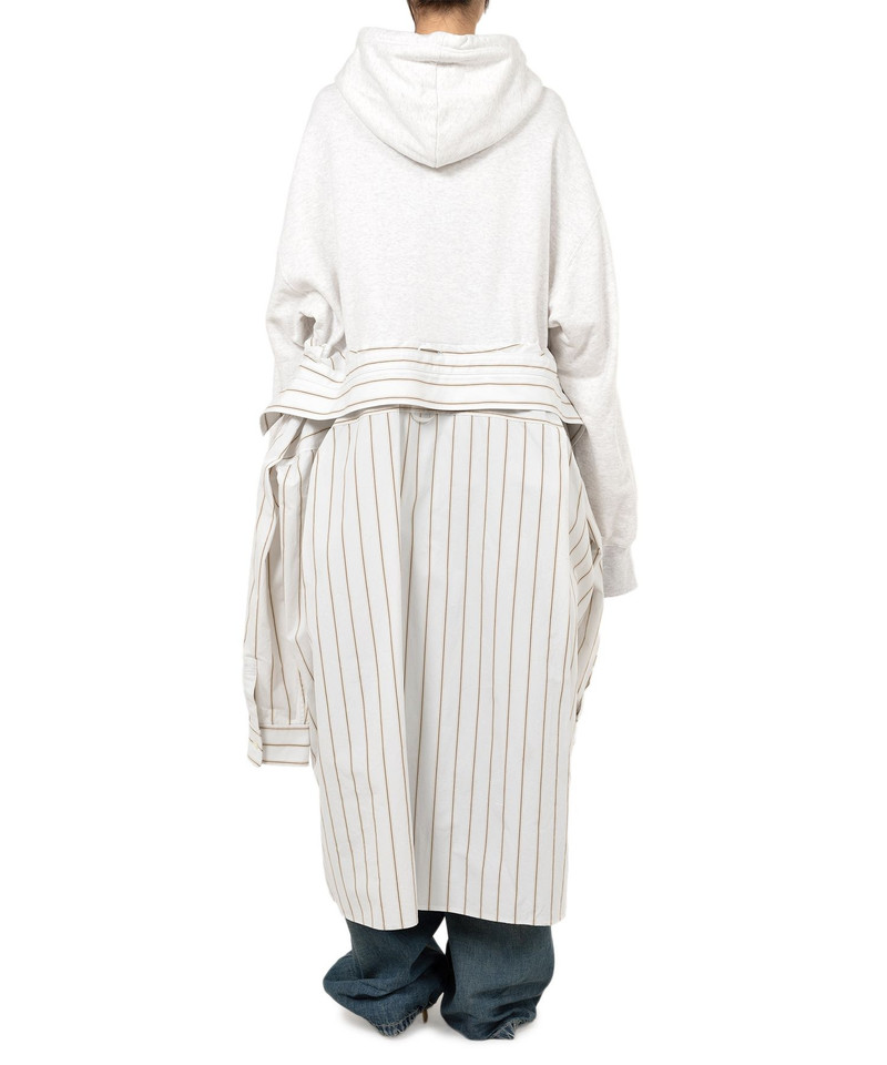 Shirt Combined Half-zip Hoodie Dress 6