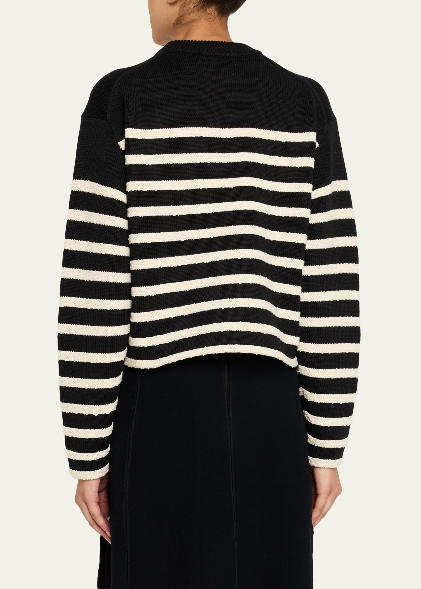 Nia Stripe Bobble Bouclé Sweater - 3