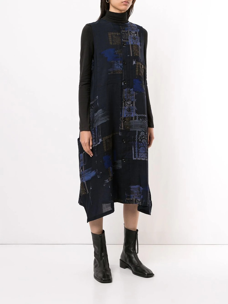 abstract print knitted dress 3