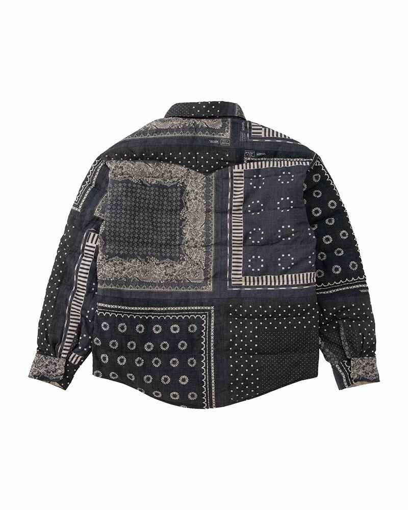 visvim KERCHIEF DOWN JKT BLACK outlook