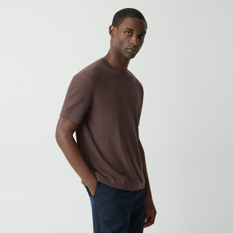 Damian Short-Sleeve Tee in Cotton 2