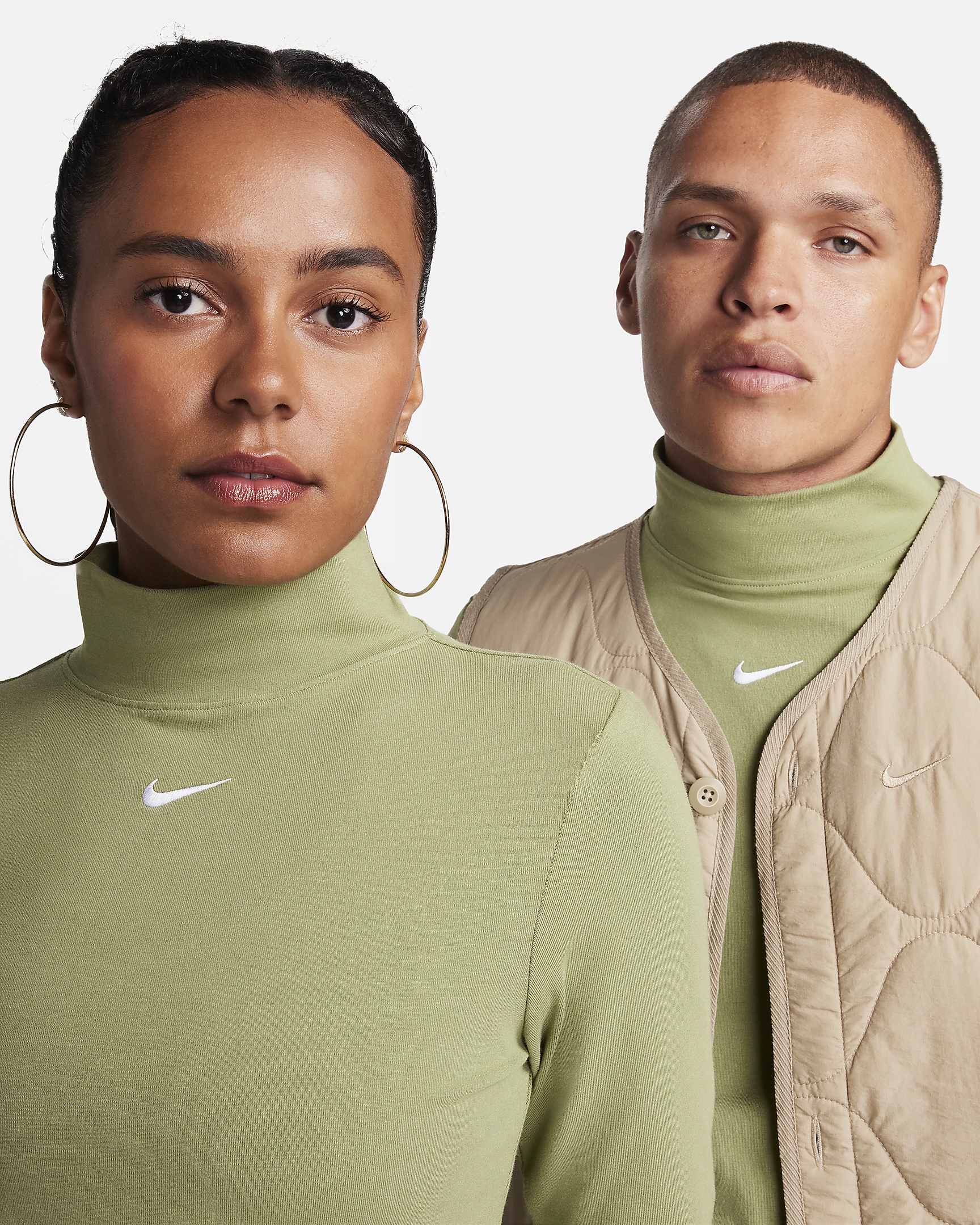 Women's Nike Sportswear Collection Essentials Long-Sleeve Mock Top - 3