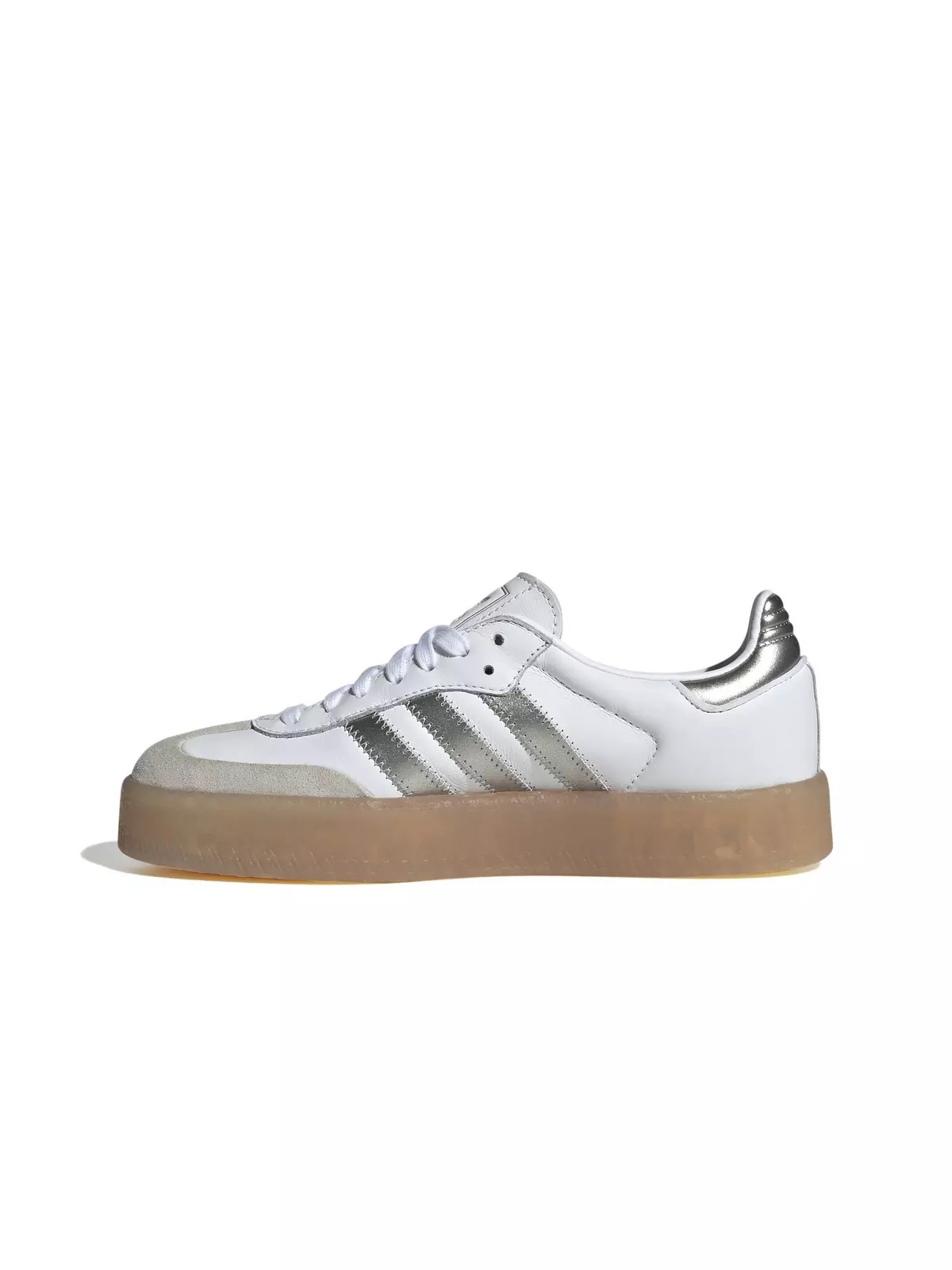 Originals Sambae "Ftwr White/Silver Metallic/Gum" Women's Shoe - 2