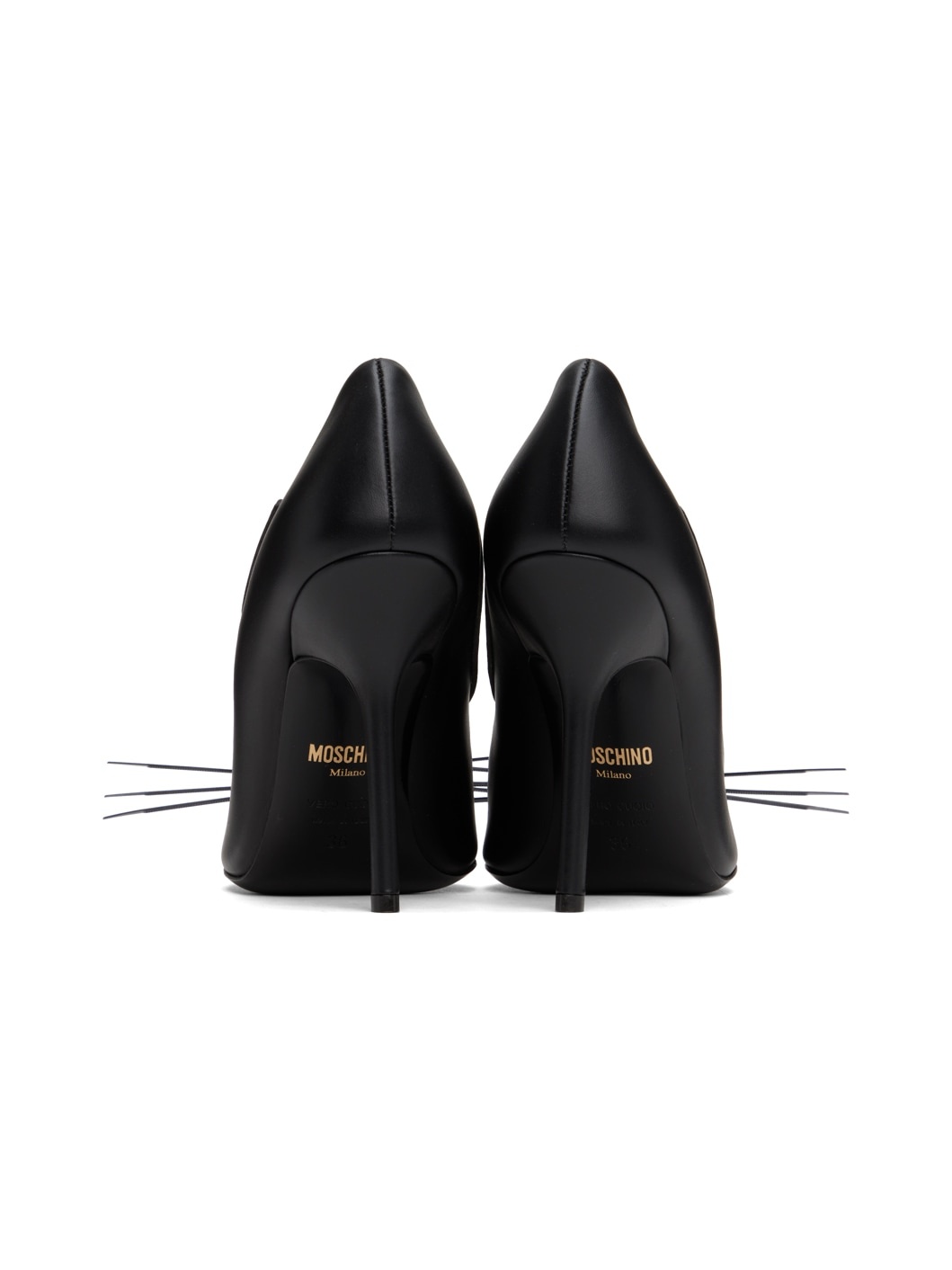 Black Lunar New Year Court Heels - 2