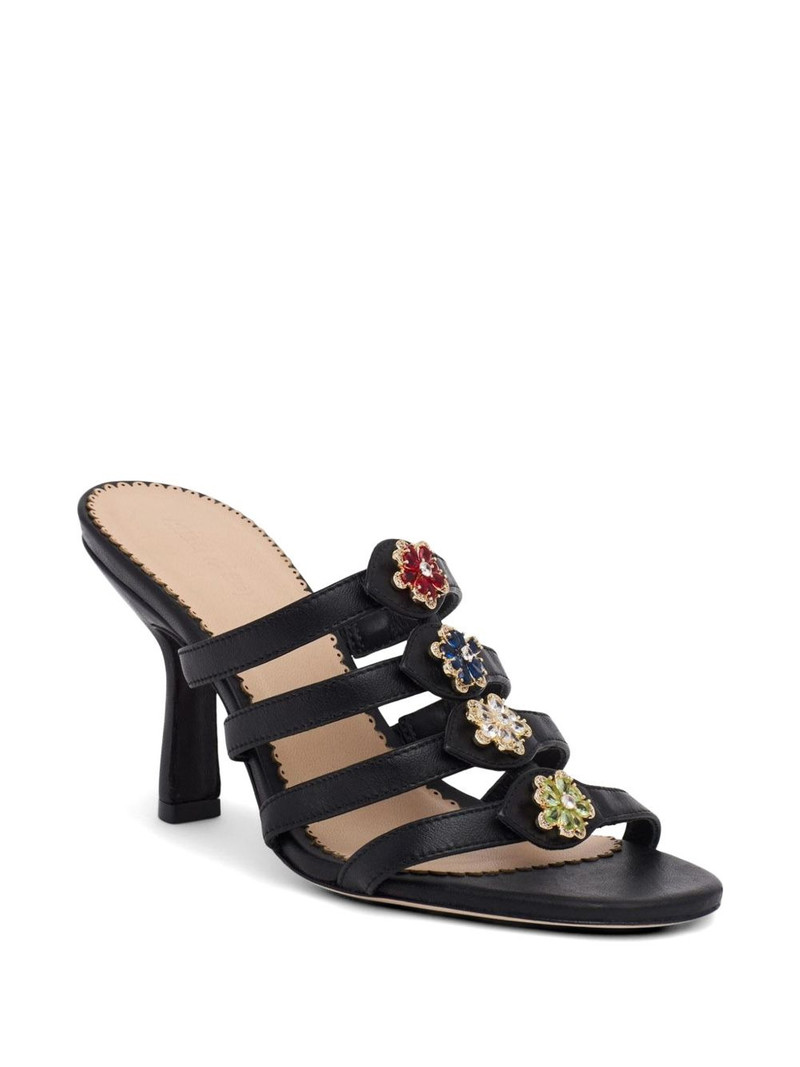 Cinq à Sept embellished heeled sandals outlook