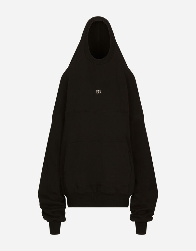 Hoodie with cut-out and DG logo 3