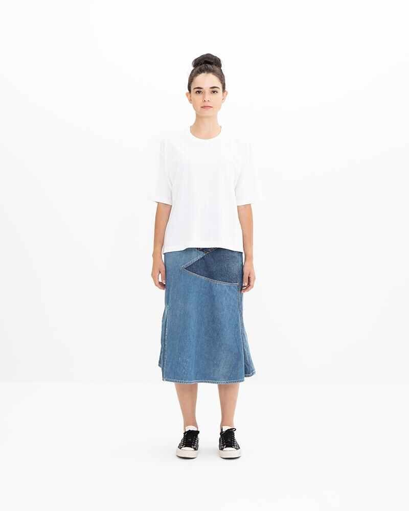 JUMBO TEE S/S (C/SI) W WHITE - 3