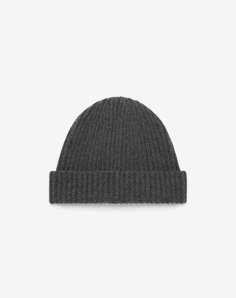 CORNELIANI Melange grey Sublime Cashmere beanie outlook