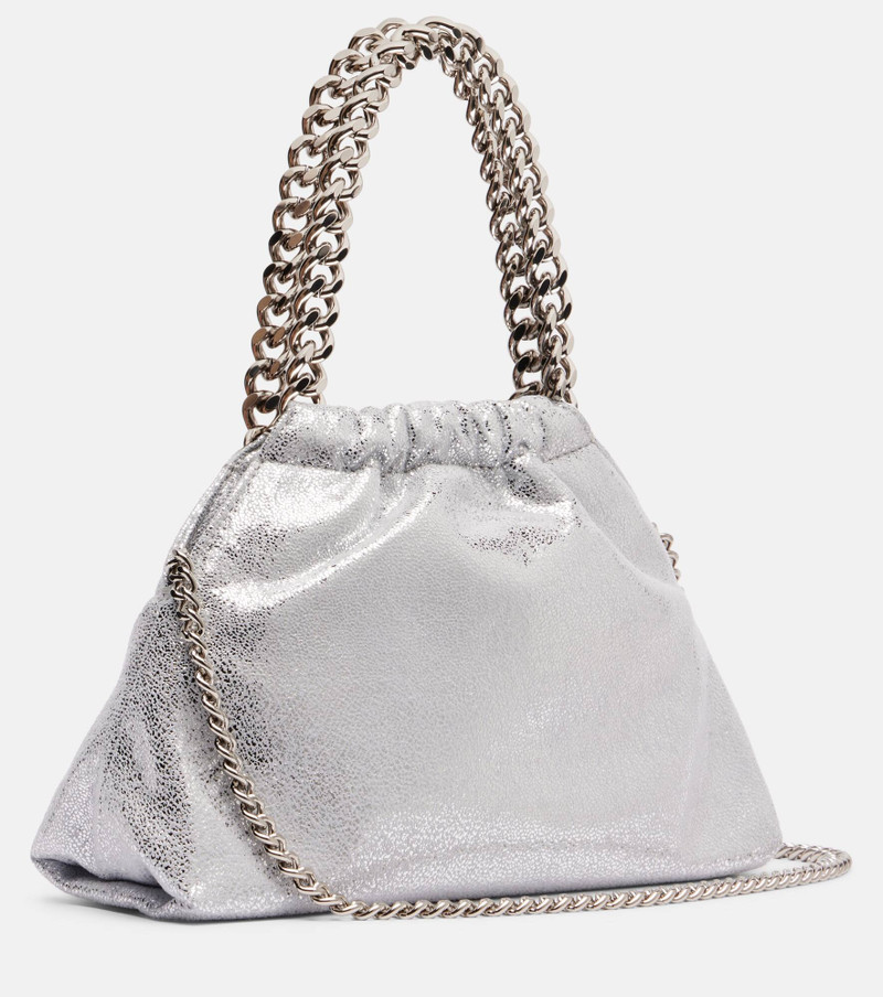 Falabella Small metallic tote bag 4