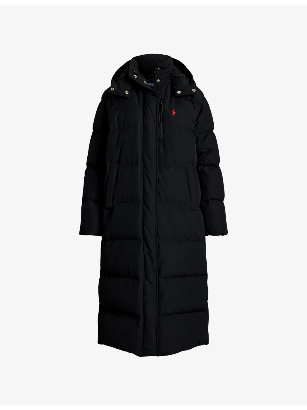 Brand-Embroidered Padded Shell-Down Coat - 1