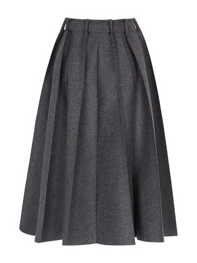 FENDI pleated A-line skirt outlook