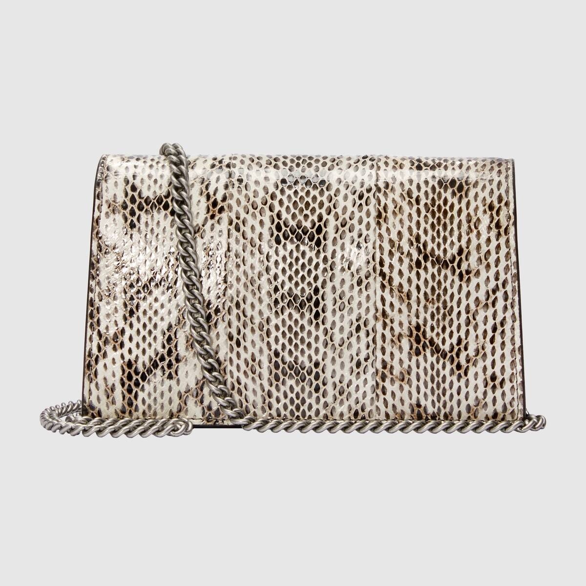 Dionysus super mini snakeskin bag - 3