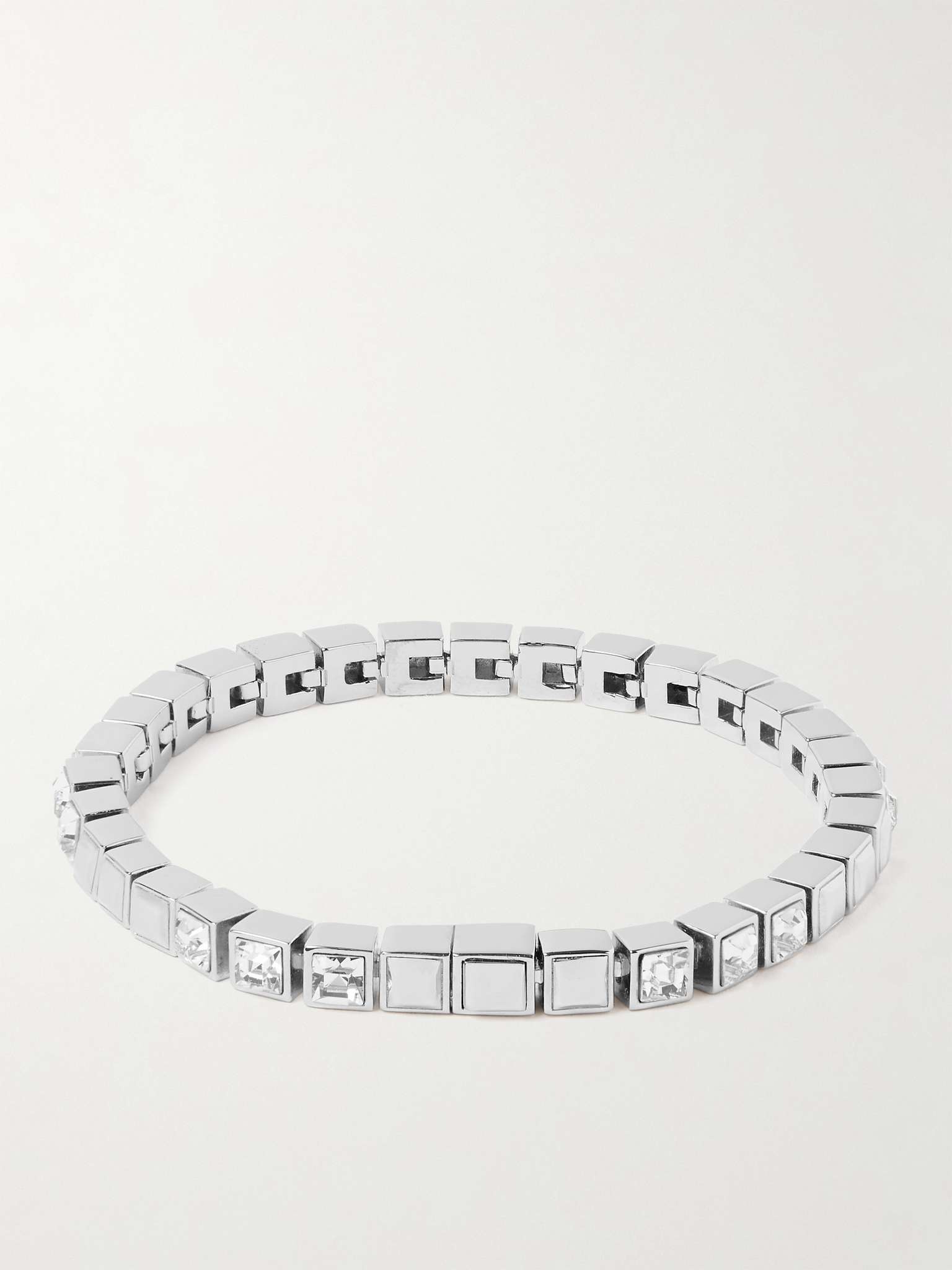 Silver-Tone Crystal Bracelet - 3