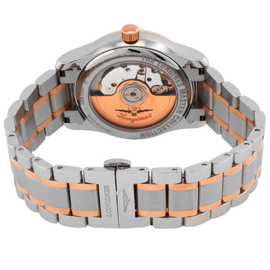 Longines The Longines Master Collection Automatic Moon Phase Diamond White Mother of Pearl Dial Ladi - 3