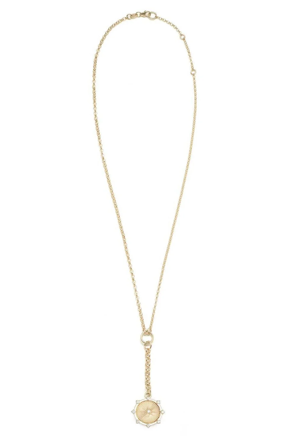 Spark-Love Small Mixed Belcher Extension Chain Necklace - 1