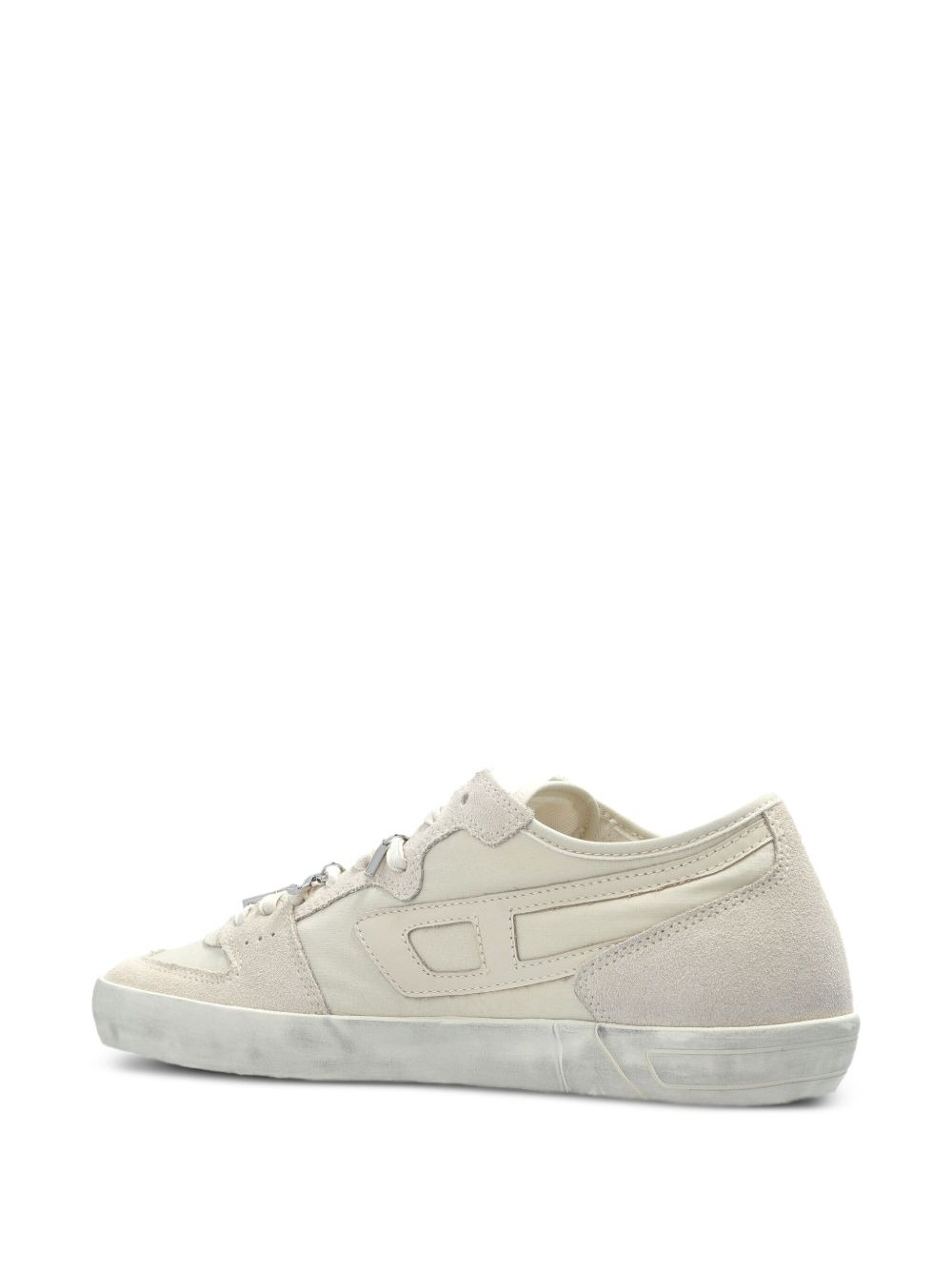 S-Leroji D-1 Low letters-detail suede low-top sneakers - 3