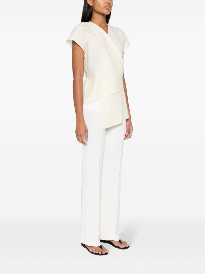 V-neck wrap blouse 3
