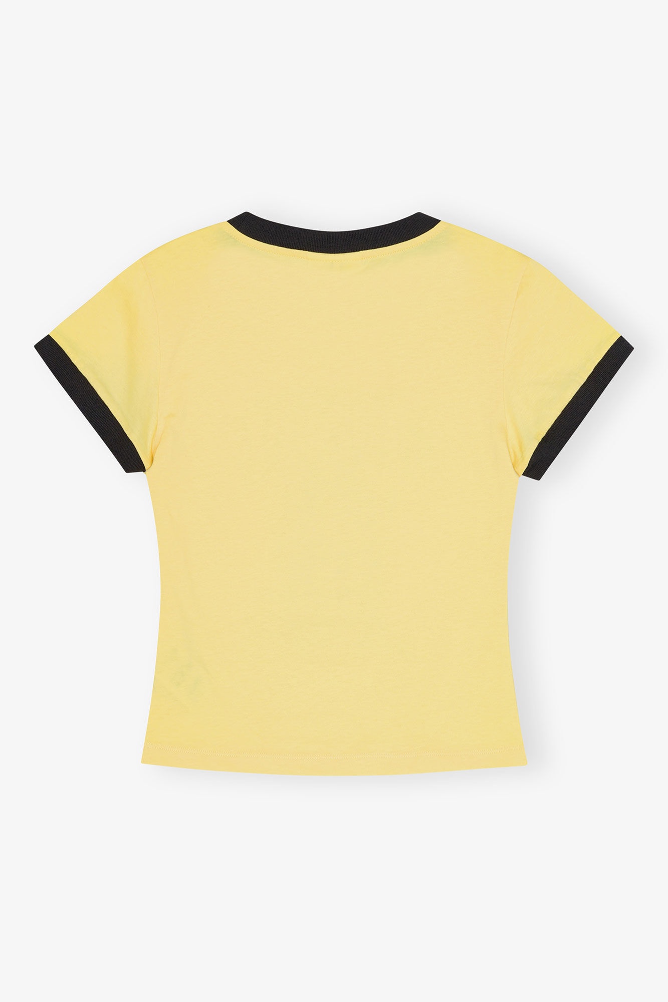 YELLOW BASIC JERSEY LEOPARD T-SHIRT - 6
