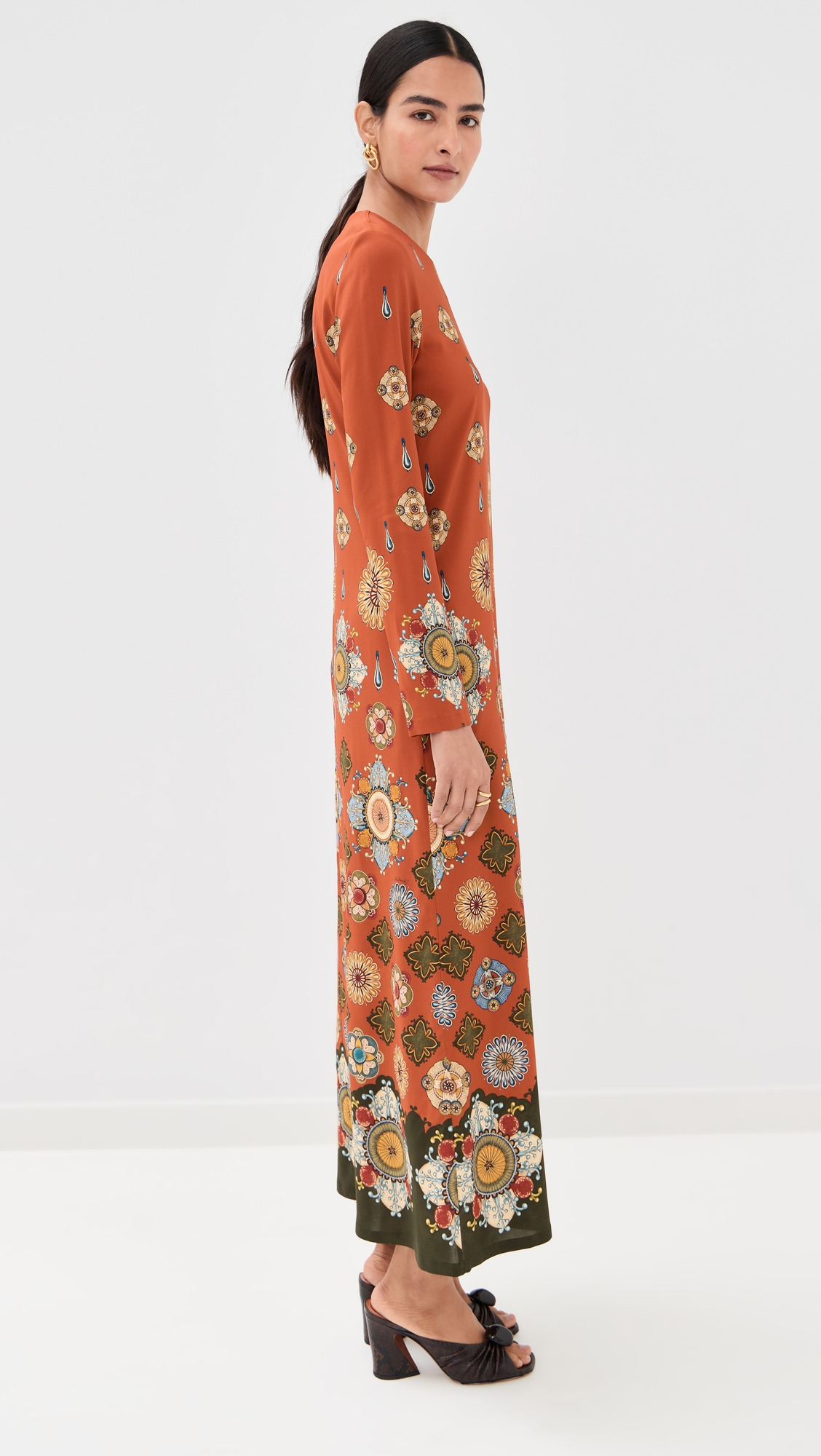 Long Sleeve Swing Dress - 3