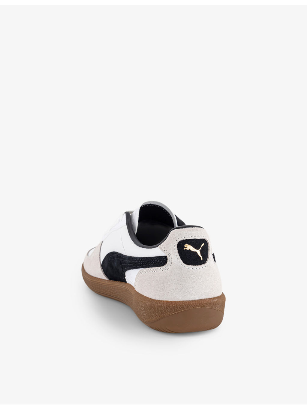 Palermo logo-tab suede low-top trainers - 4