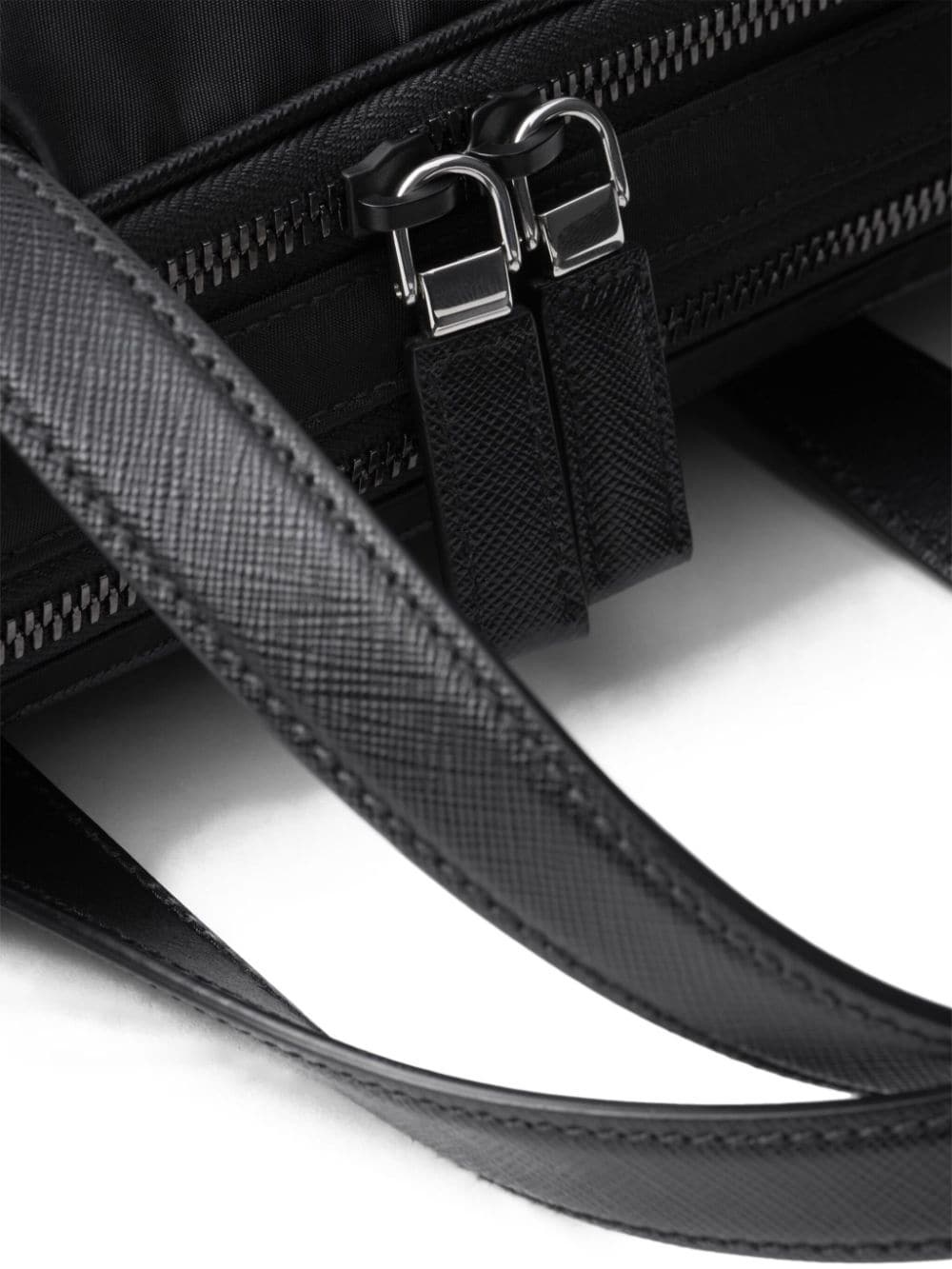 logo-plaque laptop bag - 4
