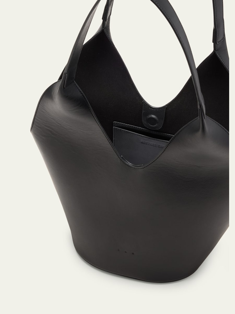 AESTHER EKME Phantom Smooth Calfskin Bucket Bag outlook