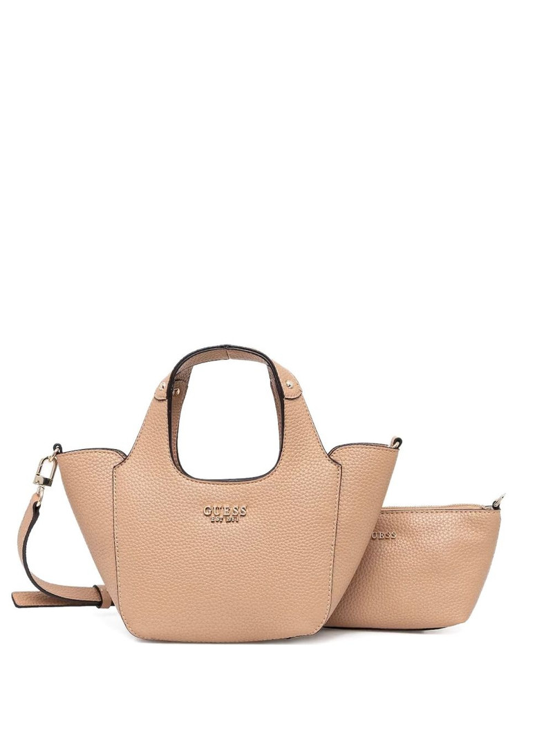 logo-lettering tote bag 1
