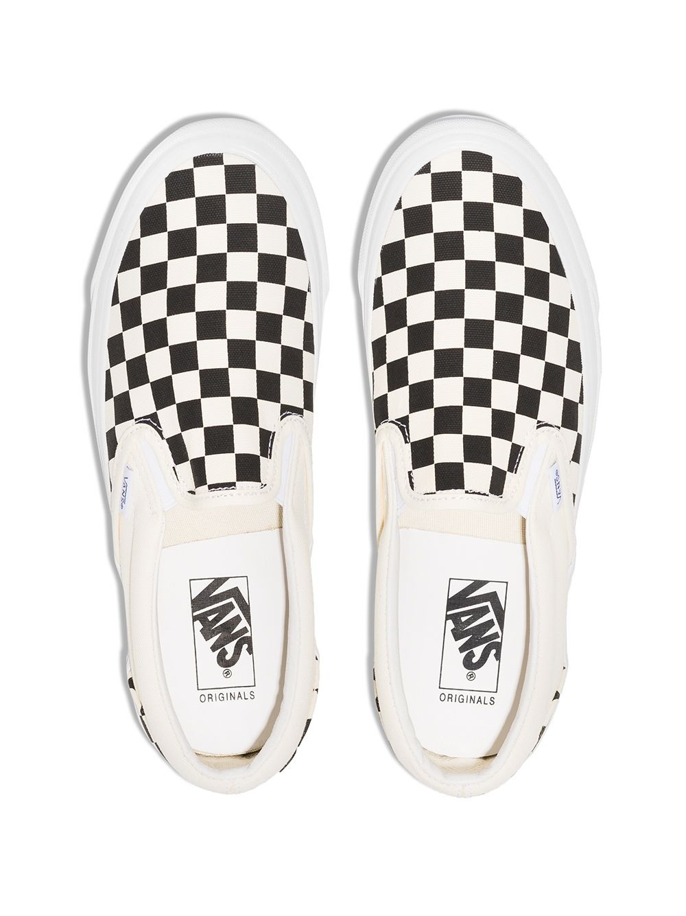 Old Skool Checkerboard slip-on sneakers - 4