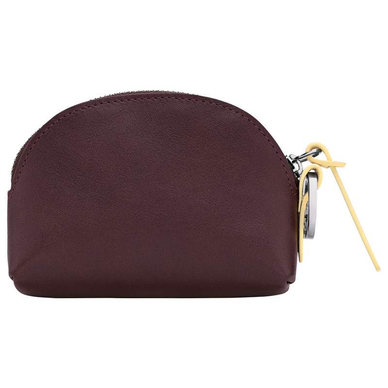 Longchamp Longchamp Pocket Coin purse Mocha - Leather outlook
