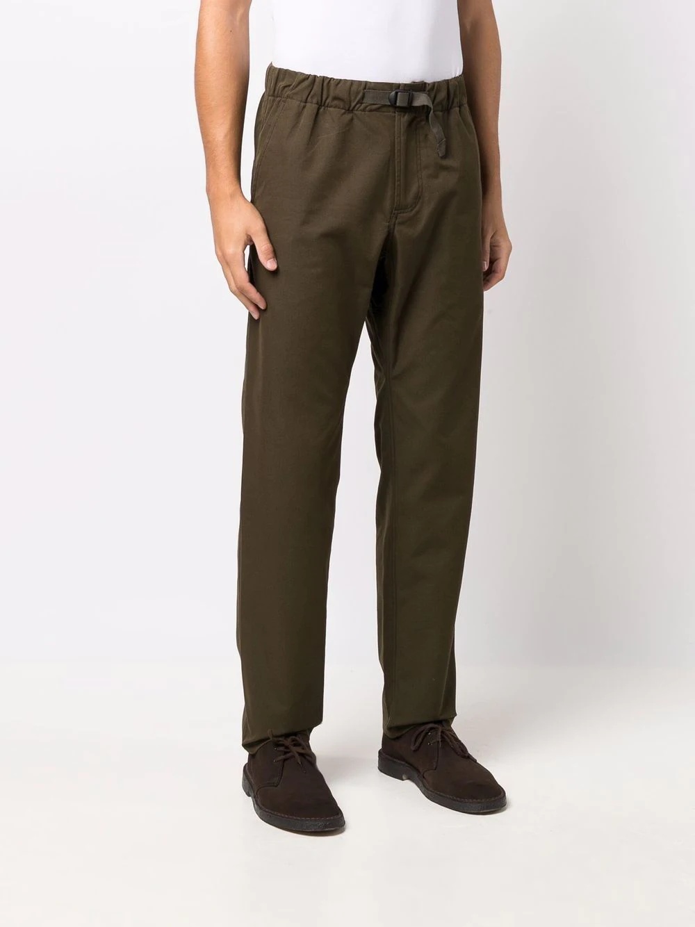 straight leg cargo trousers - 3