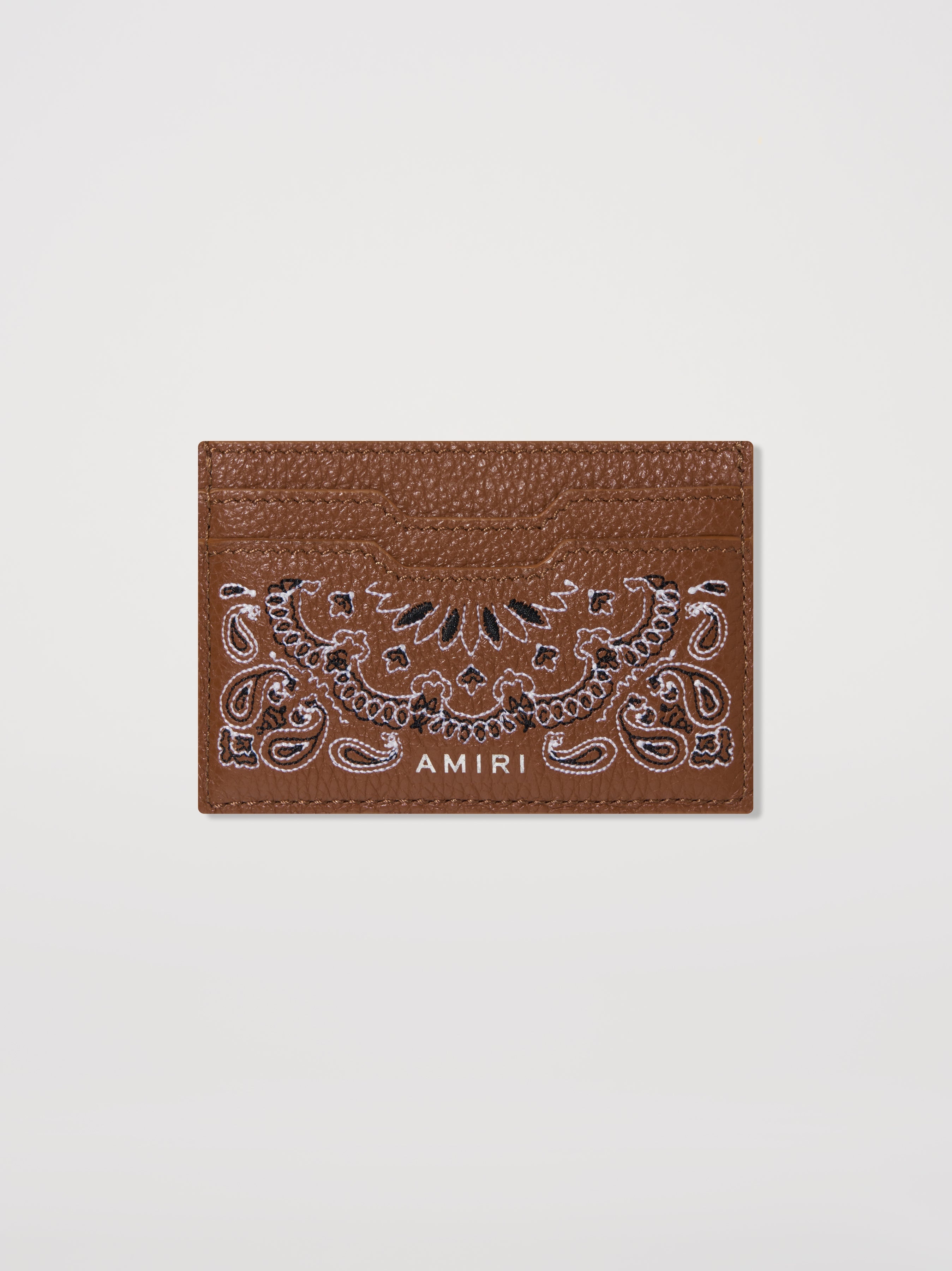 LEATHER BANDANA CARD HOLDER - 1