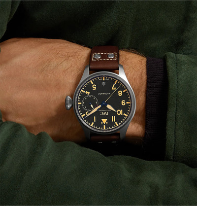 IWC Schaffhausen Big Pilot's Heritage Automatic 46.2mm Titanium and Leather Watch, Ref. No. IW501004 outlook