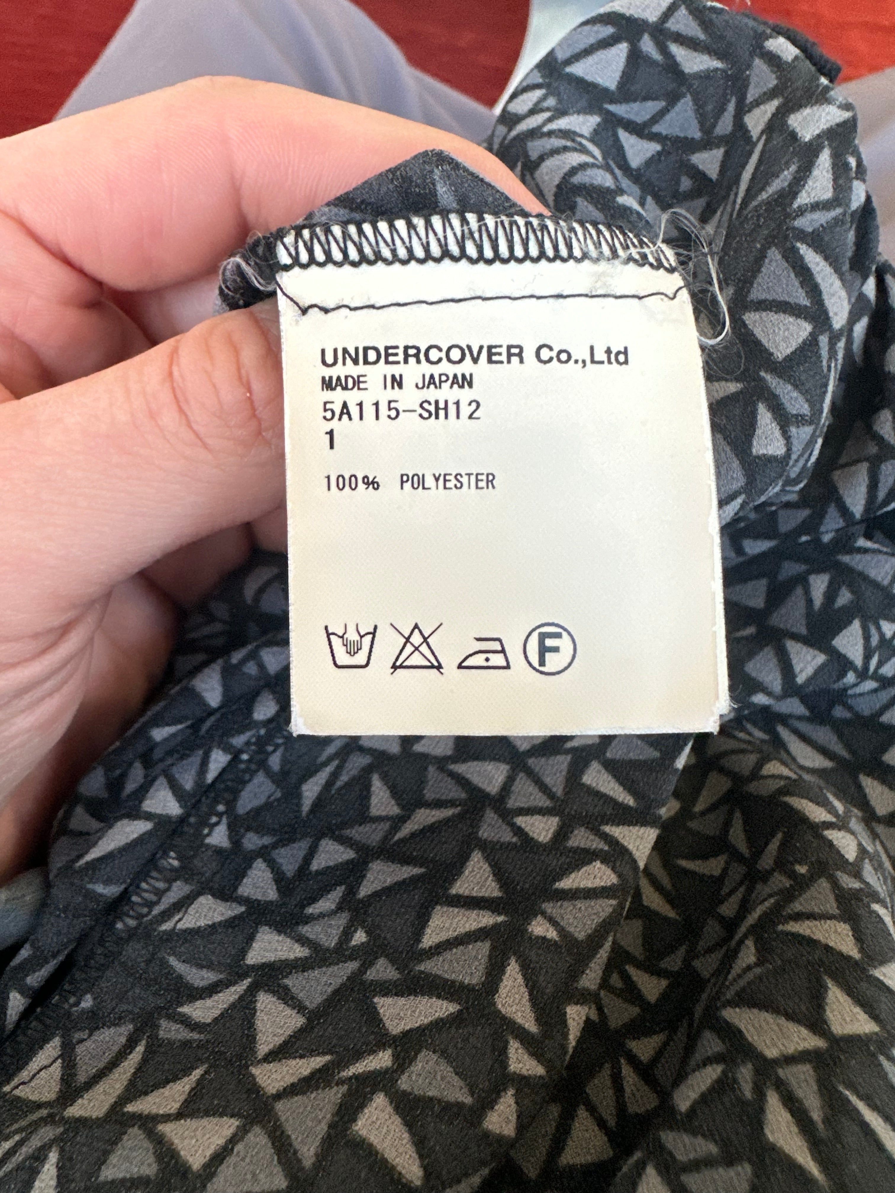 Final Blow - Undercover Geometric Print Blouse AW05 Sz 1 - 3