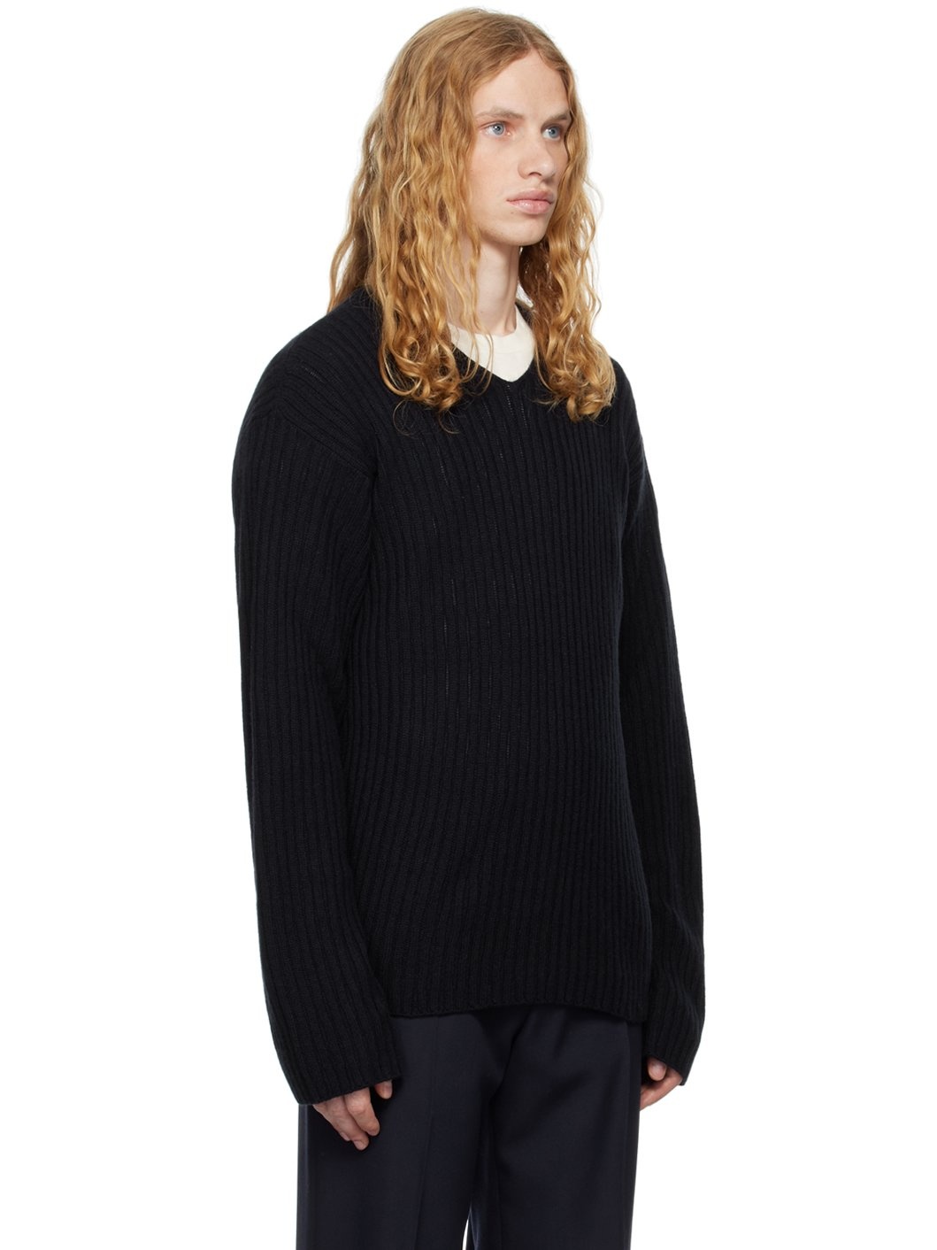 Navy Gustave Sweater - 2