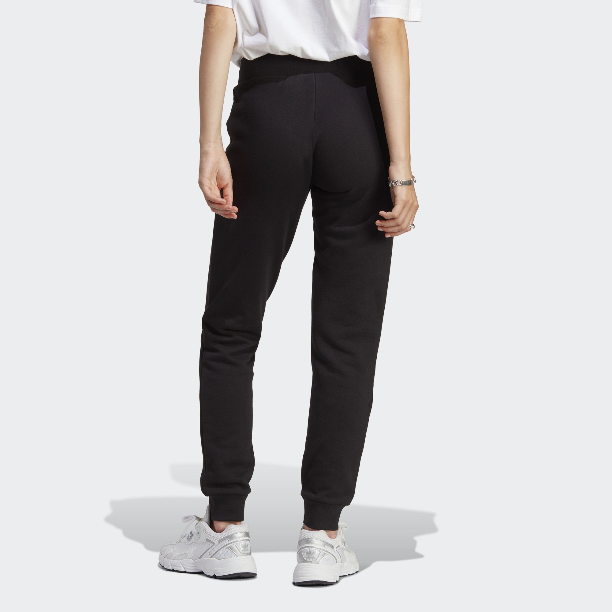 (WMNS) adidas Adicolor Essentials Slim Joggers 'Black' IA6479 - 4
