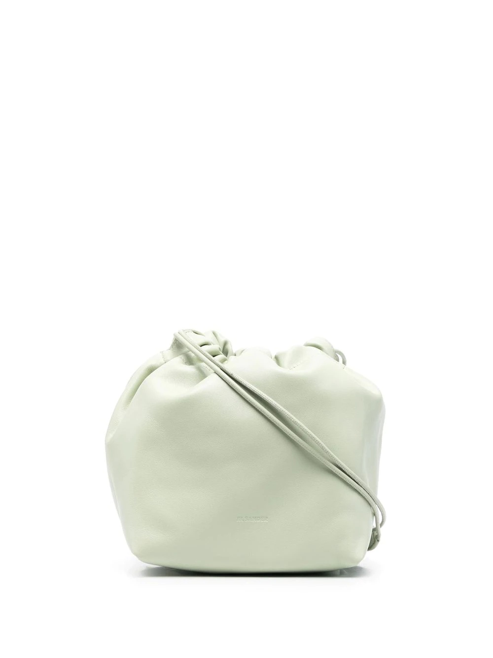 debossed-logo bucket bag - 1