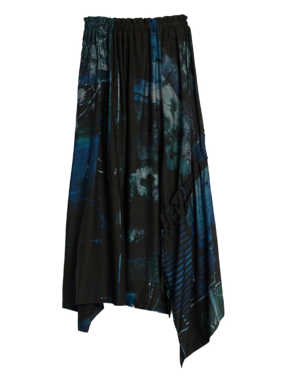 abstract-print maxi skirt - 2