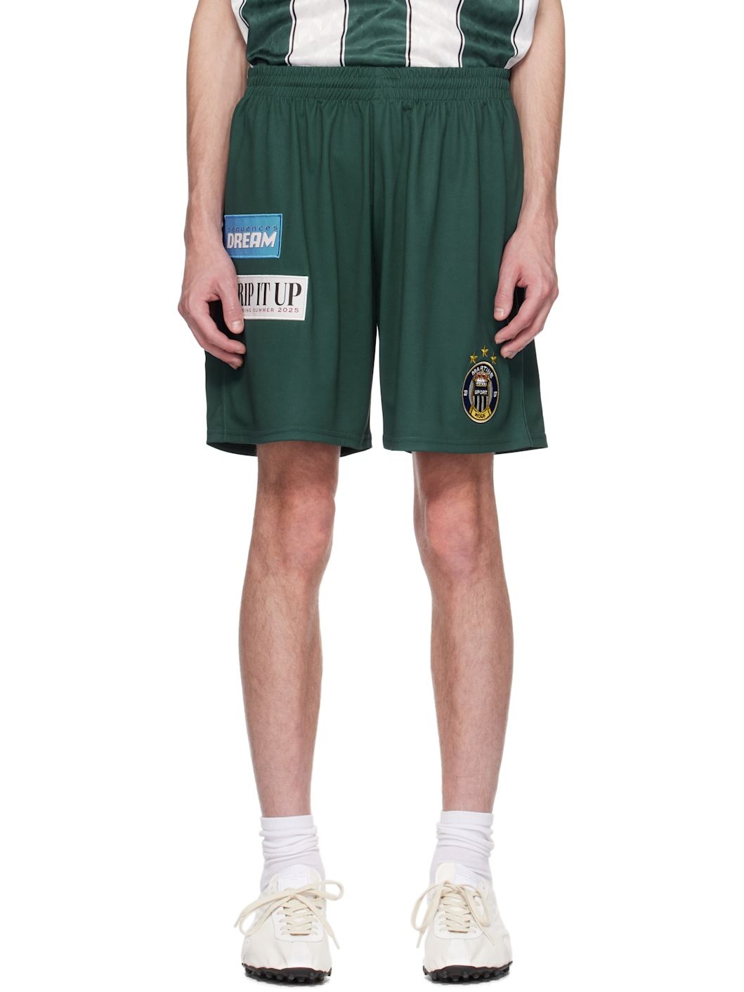 Green Football Shorts - 1