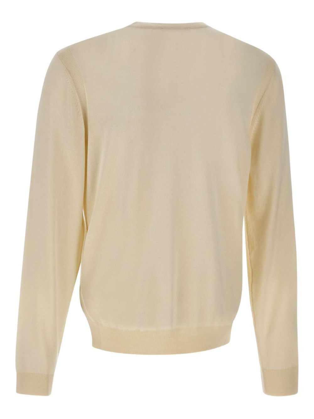 crew-neck ribbed-hem sweater - 3