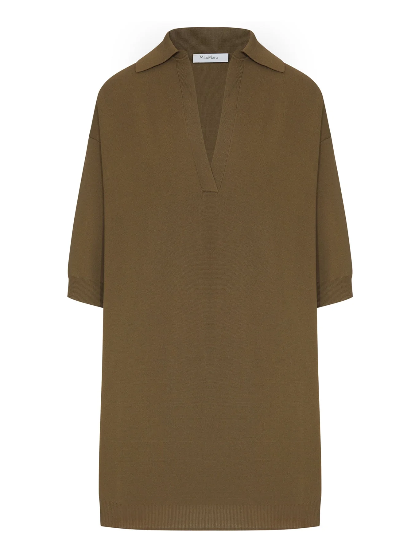 LONG VISCOSE CREPE SWEATER - 1
