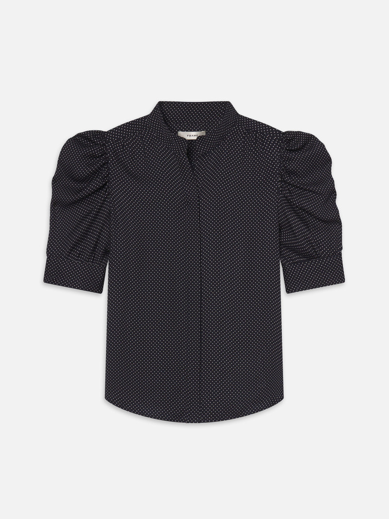 The Gillian Top in Navy Multi 1