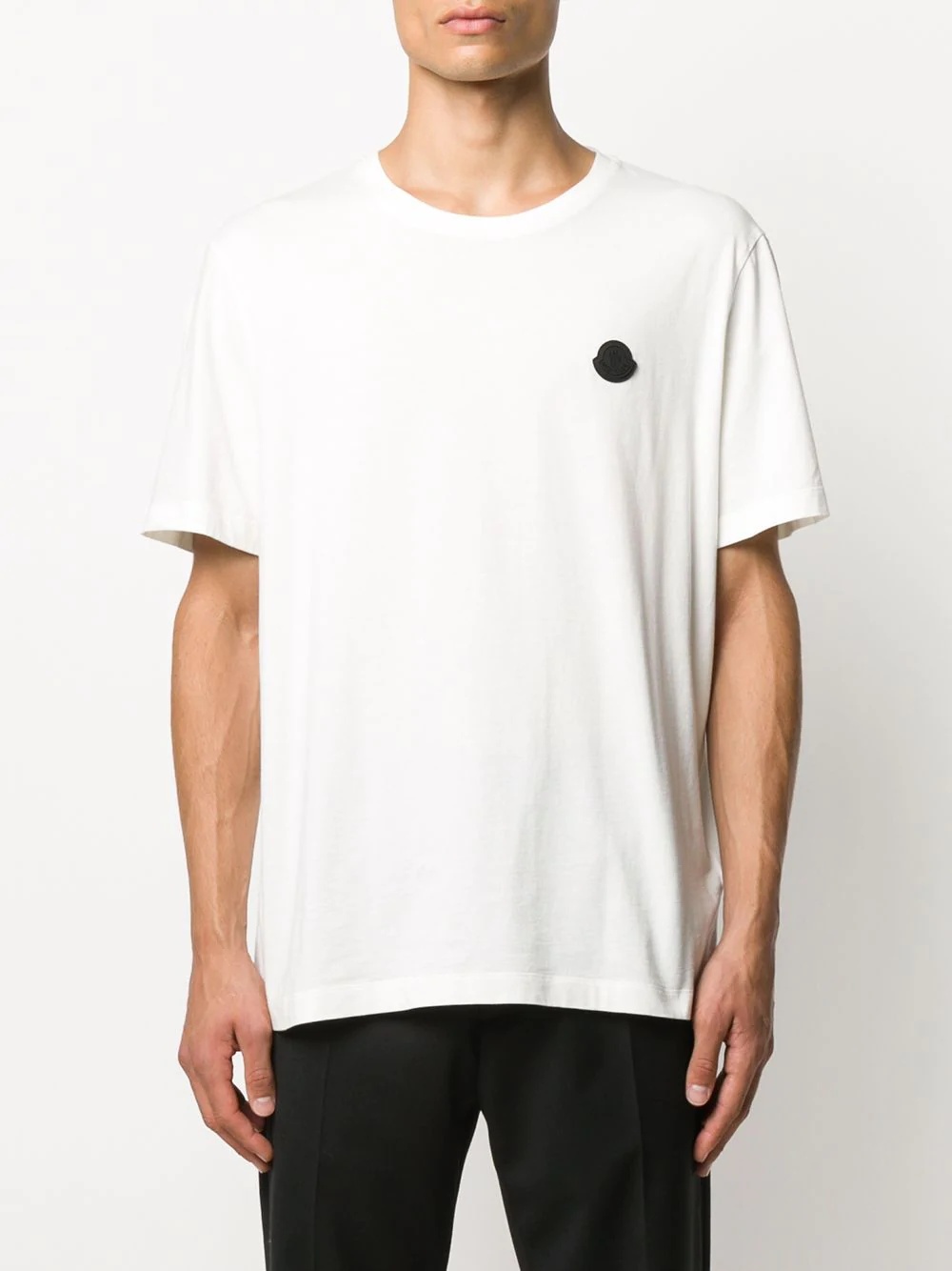 contrasting logo patch T-shirt - 3