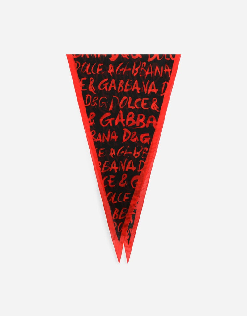 Dolce & Gabbana Modal and cashmere scarf with Dolce&Gabbana print outlook