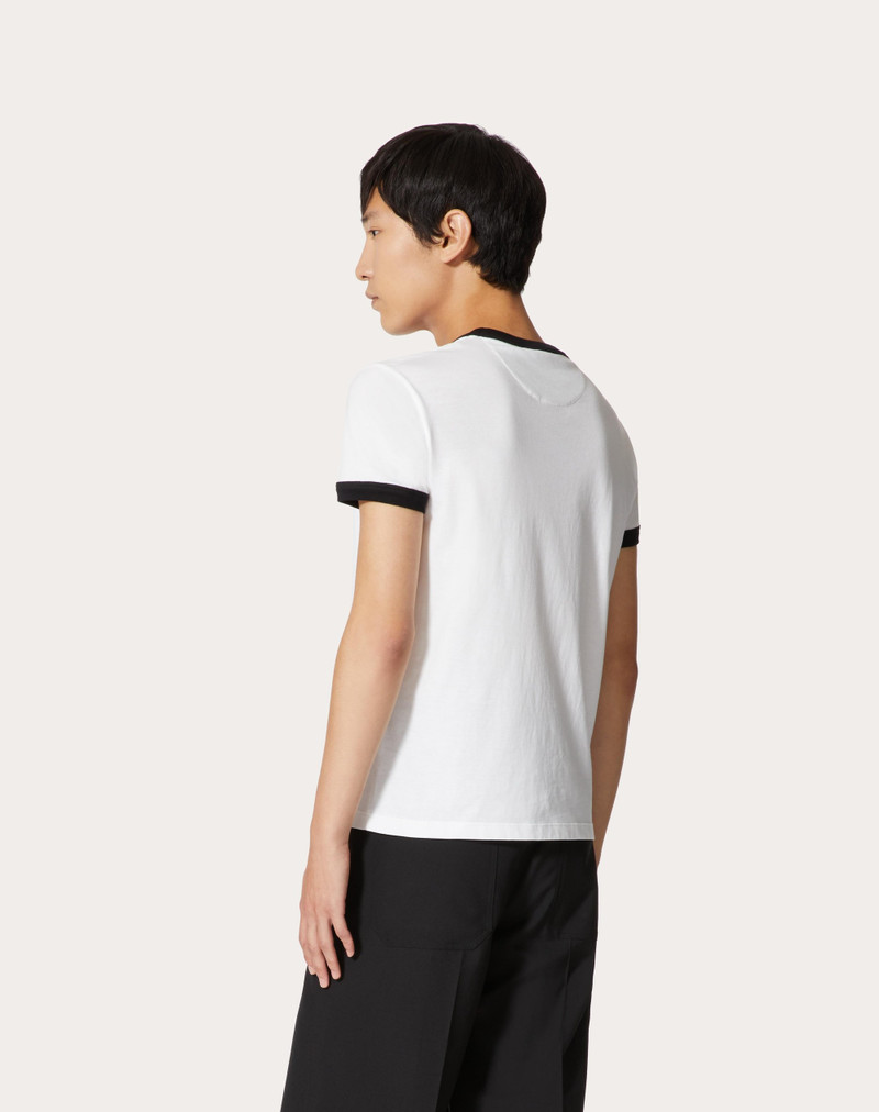 COTTON T-SHIRT WITH V-3D PATCH 4